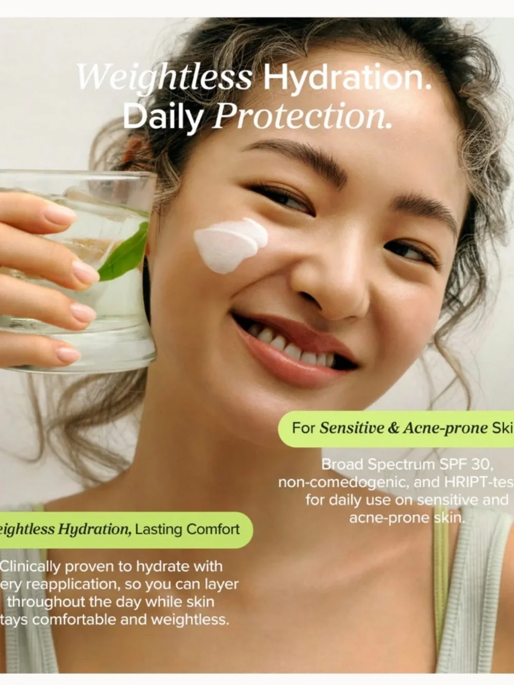 BEAUTY OF JOSEON Green Tea-HA Sunscreen Moisturizer SPF 30